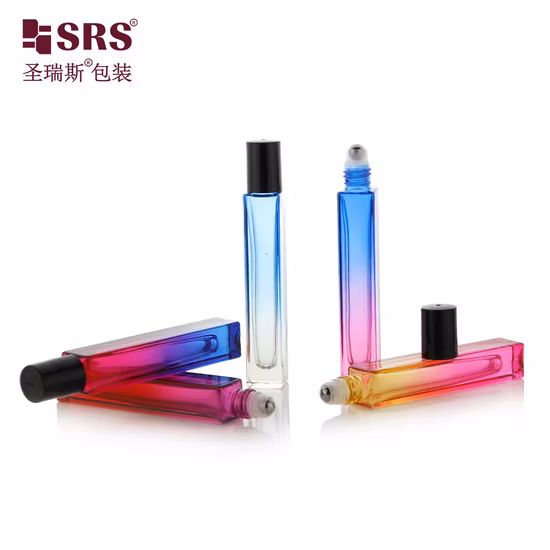 在庫品 角型黒短蓋メタルボール 10ml 香水高級ボトル